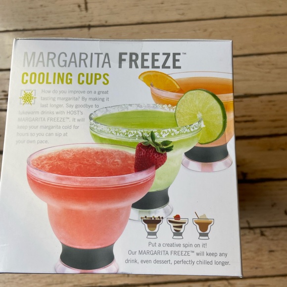 HOST Margarita Freeze Cooling Cups Never Opened! - Picture 2 of 5